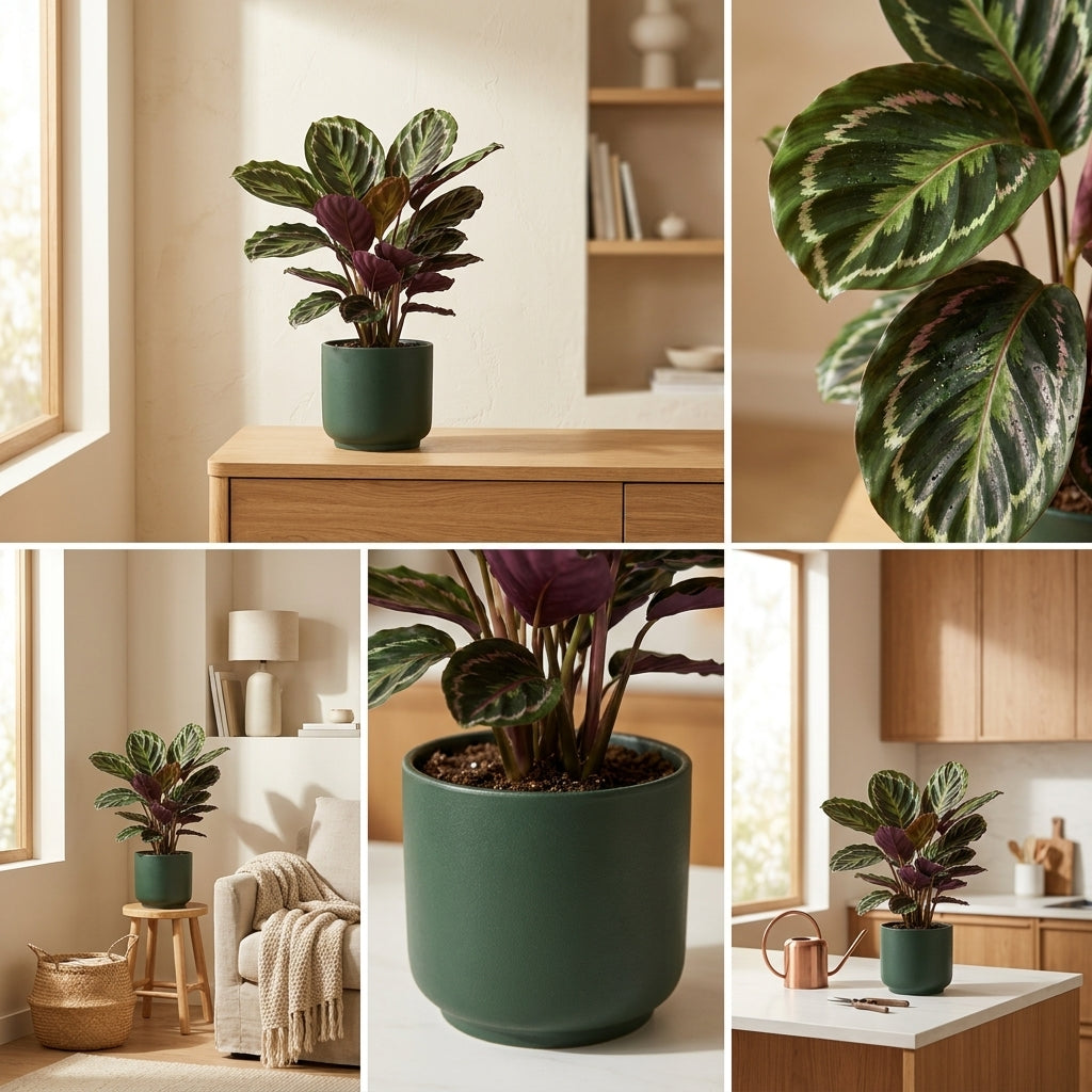 Calathea Medallion kaufen | Korbmarante Zimmerpflanze 45 cm