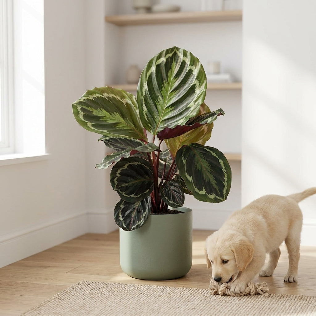 Calathea Medallion kaufen | Korbmarante Zimmerpflanze 45 cm