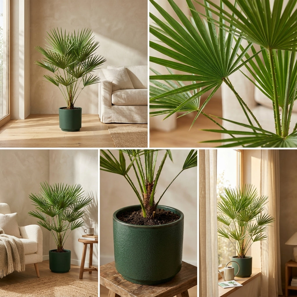 Zwergpalme 130 cm kaufen | Chamaerops humilis für Garten & Terrasse