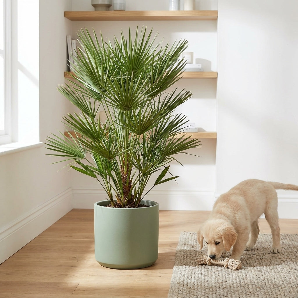 Zwergpalme 130 cm kaufen | Chamaerops humilis für Garten & Terrasse